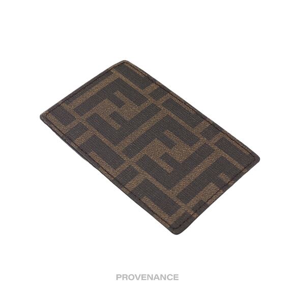 🔴 Fendi Card Holder Wallet NM - FF Zucca Canvas Black - Picture 3 of 5